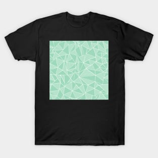 Ab Lines with Blocks Mint Green T-Shirt